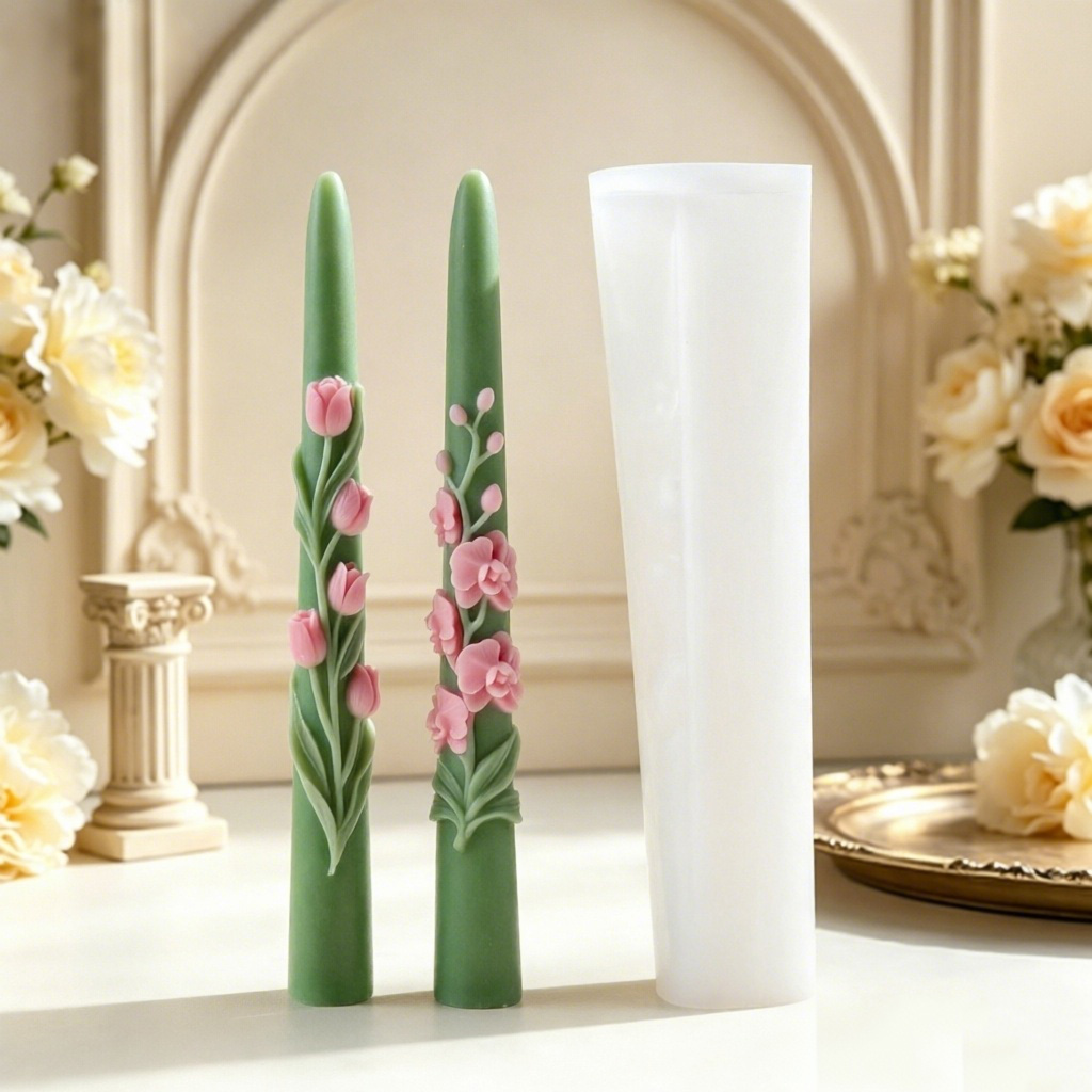 Candle Making Easy - Moule en silicone pour bougie conique