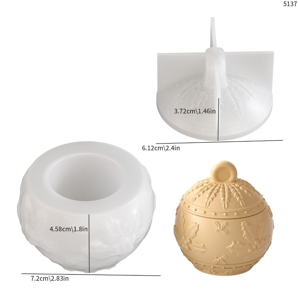 Candle Making Jars With Lids - Nouveau moule en silicone pour pot