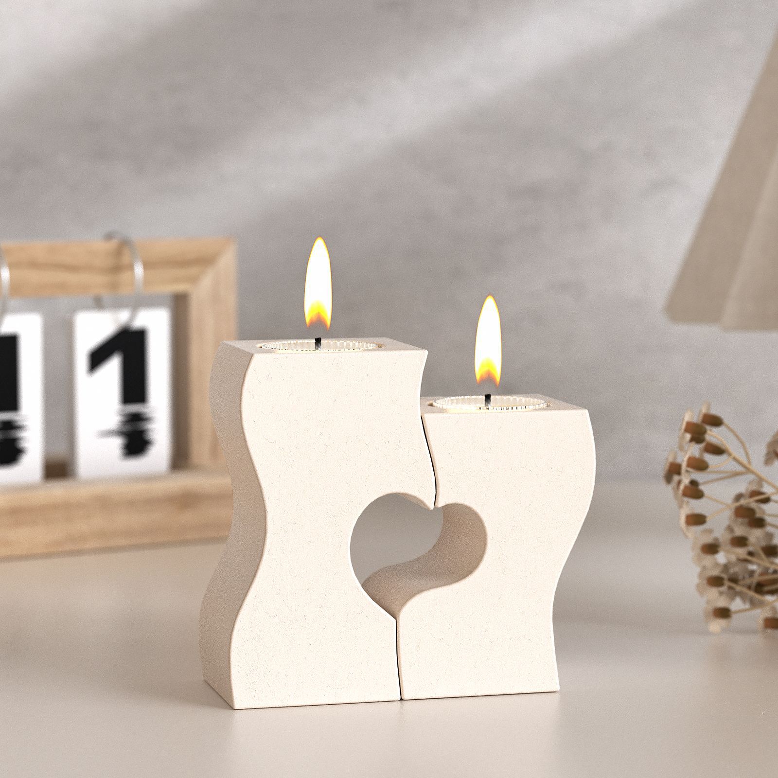 Candle Making Items - S coeur chandelier Silicone moules bricolage