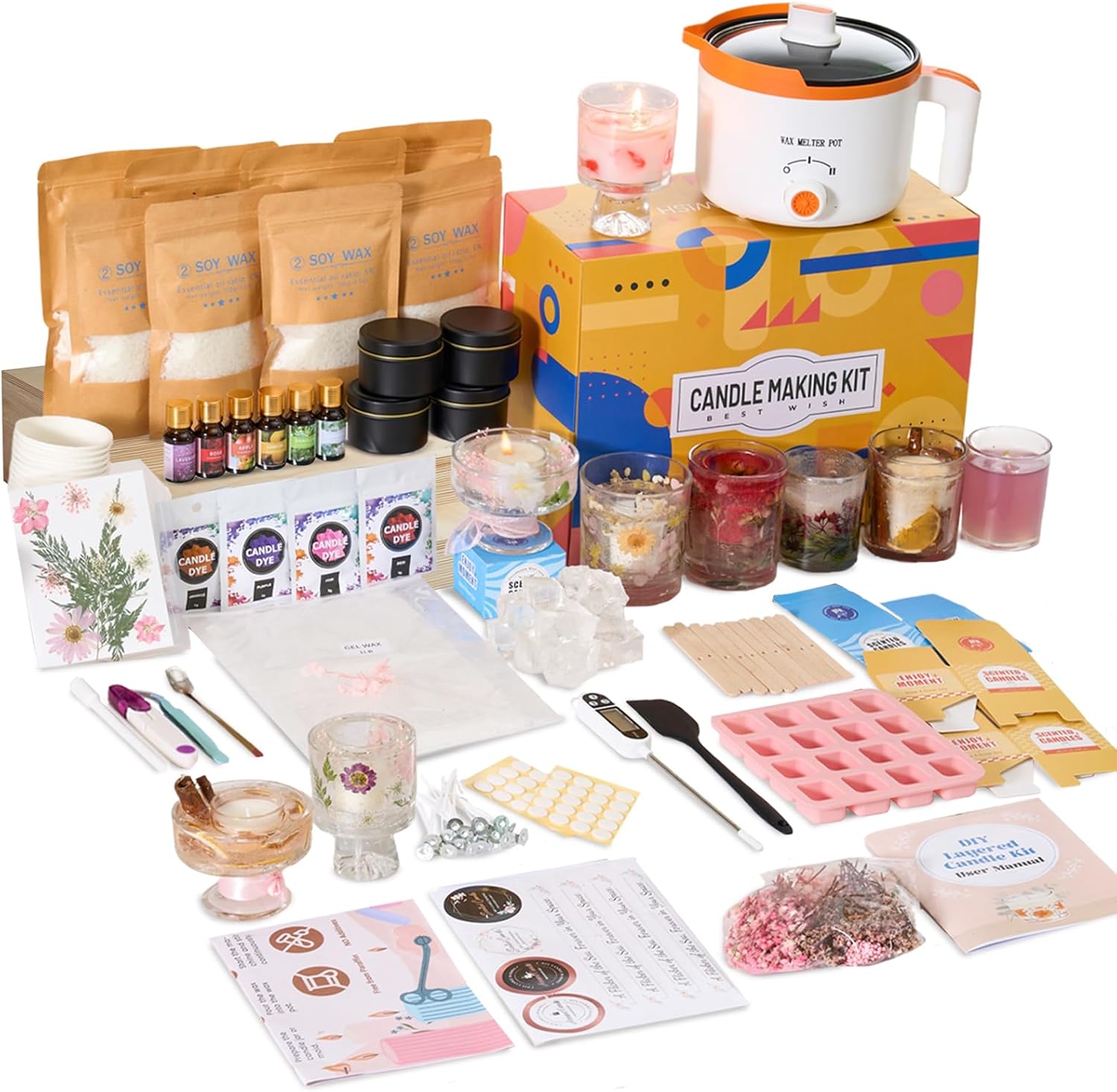Candle Making Kit For Beginners - Kit de fabrication de bougies DIY