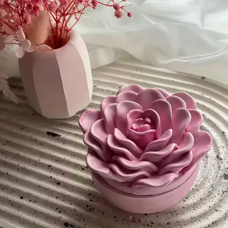 Candle Making Jars With Lids - Moule en silicone de qualité supérieure
