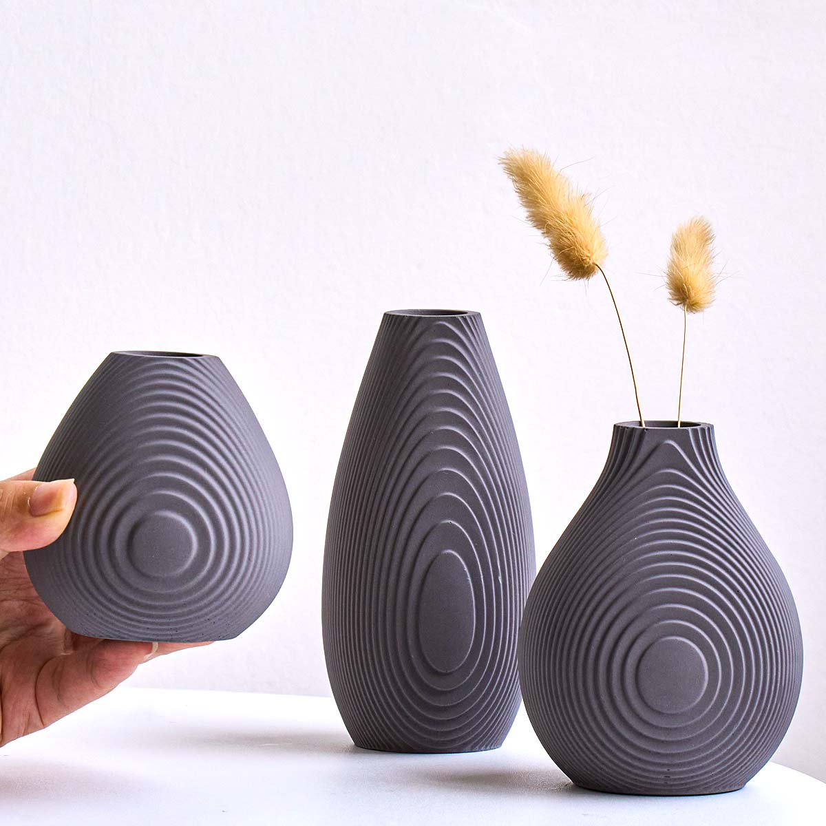 Candle Making Youtube - Moule en silicone Vase Ripples DIY,
