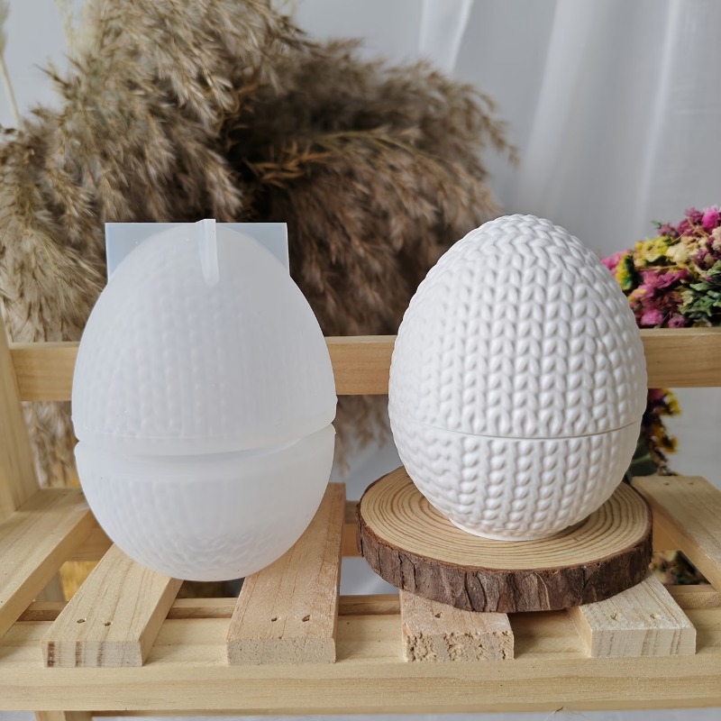 Candle Making Yarn - Moule en silicone ovale en forme