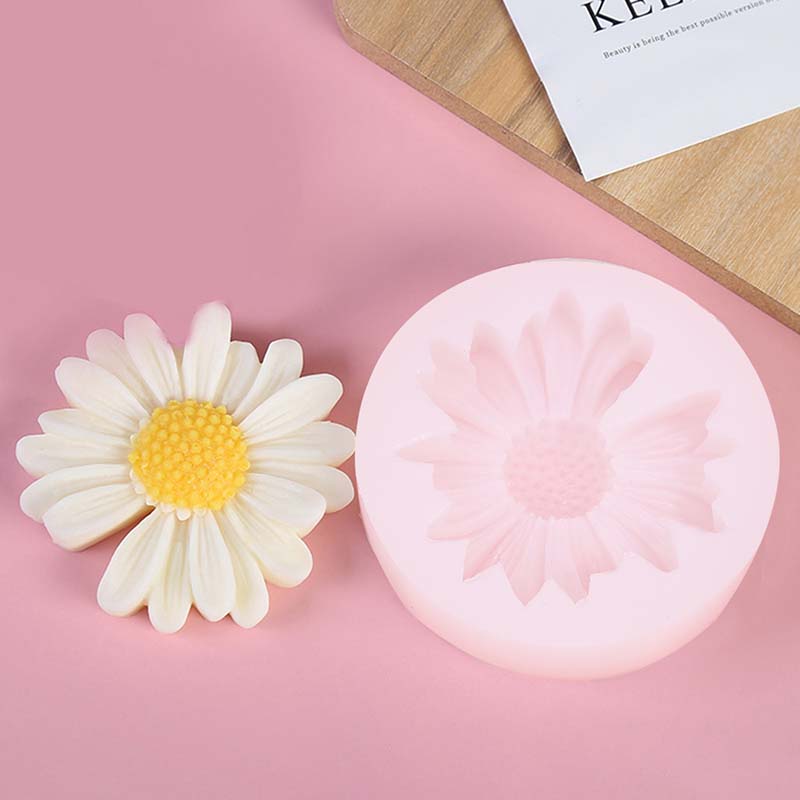Candle Making Easy - Moule à bougie en Silicone, marguerite,