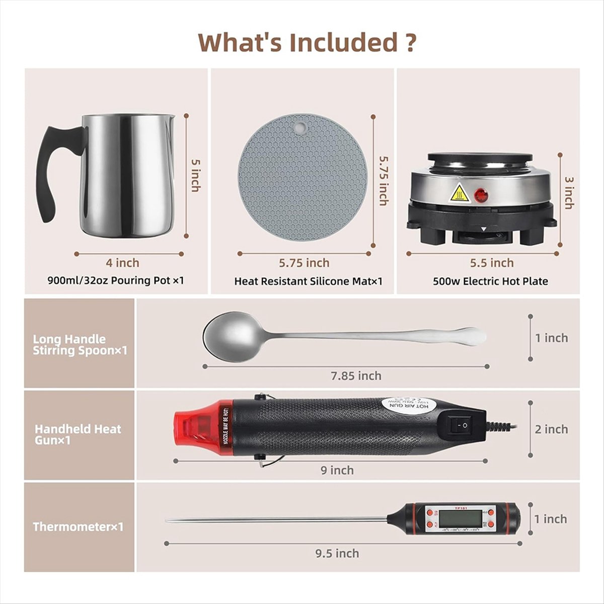 Candle Making Kit For Beginners - Kit de fabrication de bougies, pour
