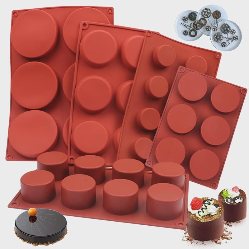 Candle Making Easy - Moule à savon rond en silicone,