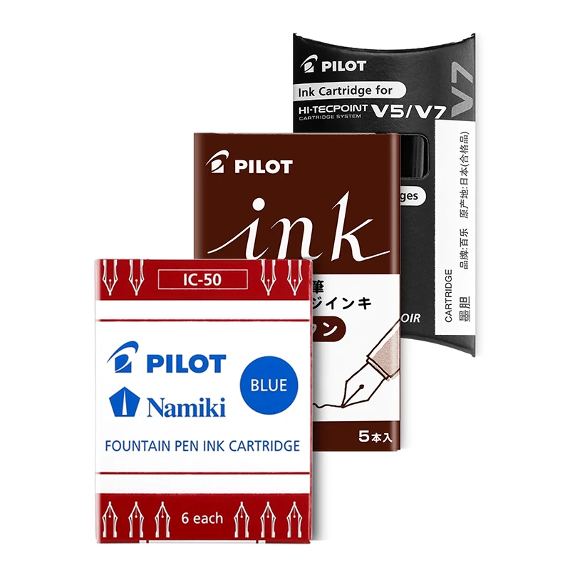Pilot Pen V5 - Recharge de cartouche d'encre jetable Pilot