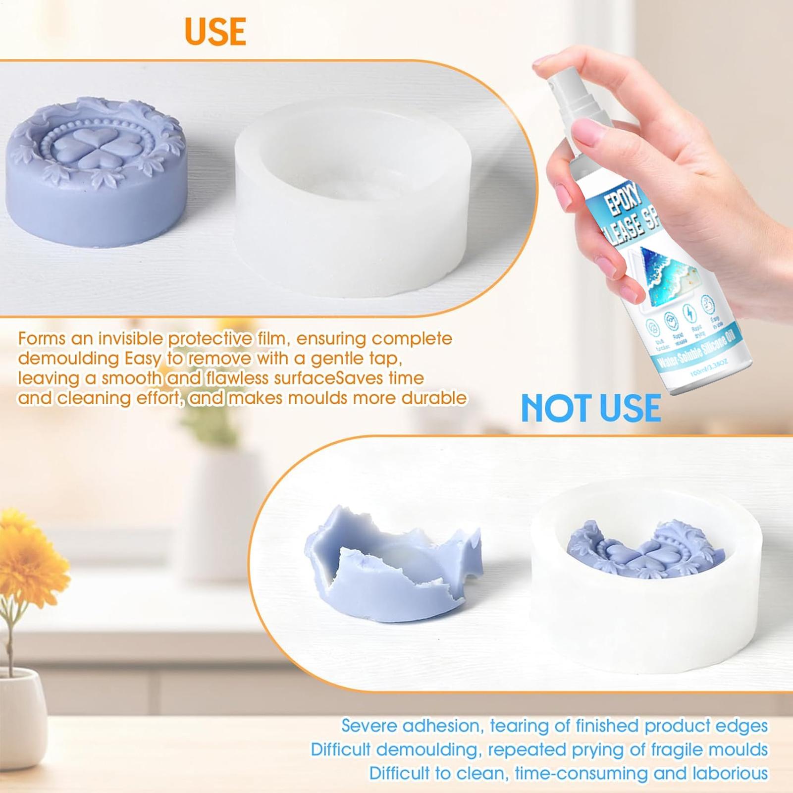 Spray de démoulage silicone, s - Candle Making Items avis et prix