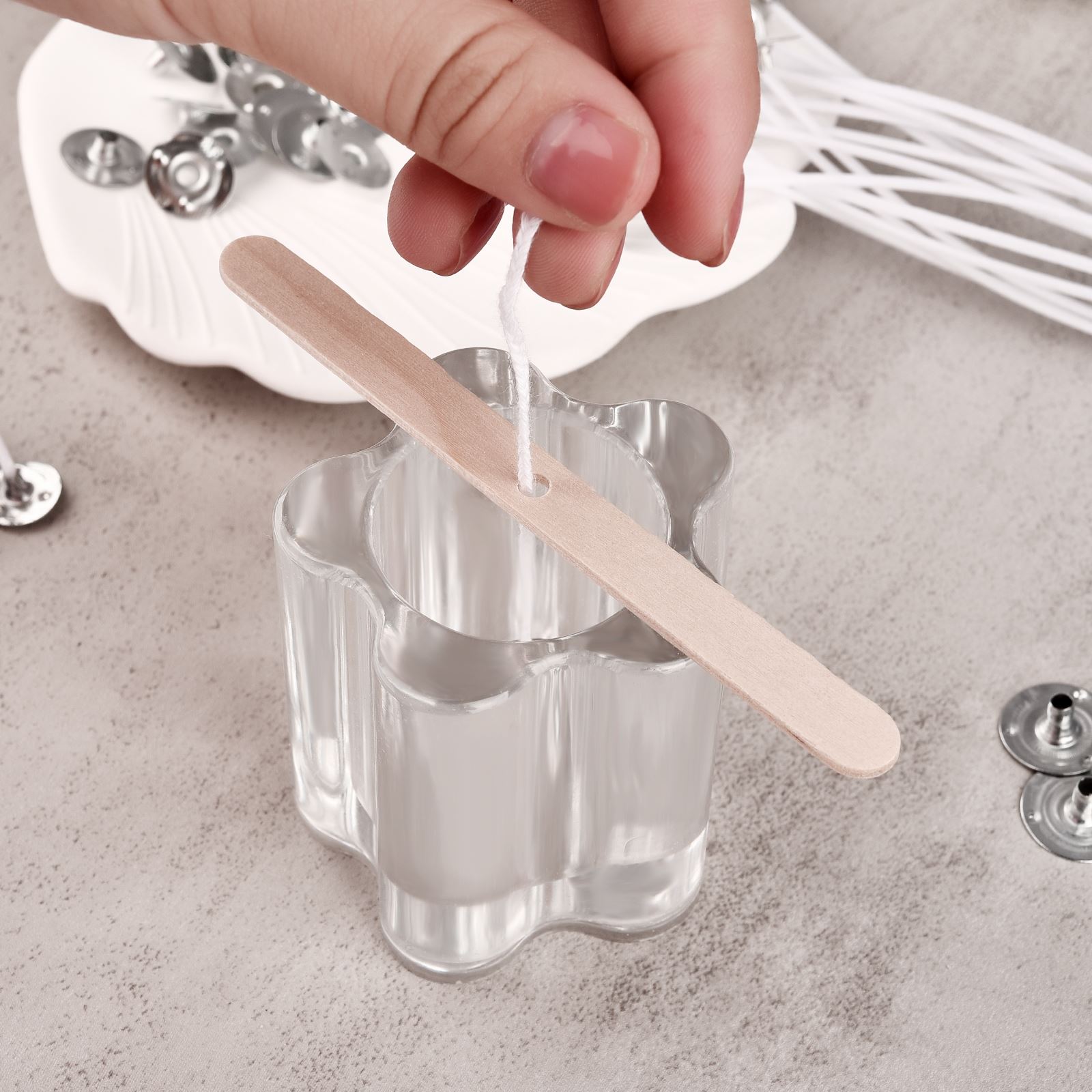 Mèches de bougie sans fumée, 1 - Cotton Wick Pre Tabbed avis et prix