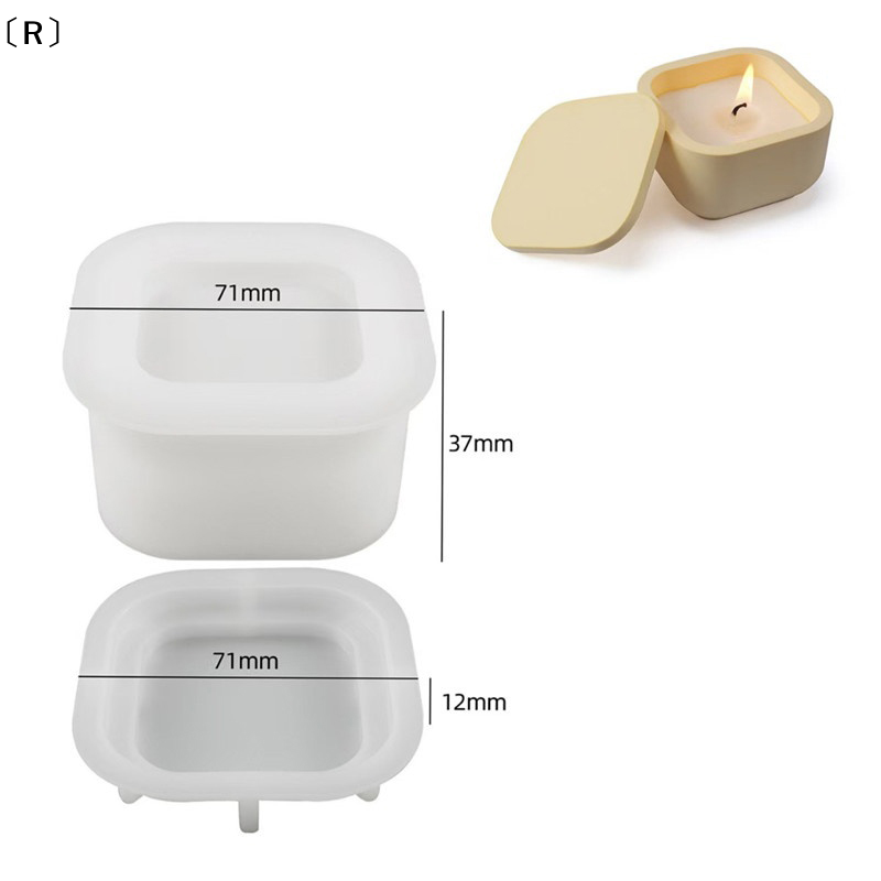 、1R Deel1set Moule en silicone - Candle Making Jars With Lids avis et prix
