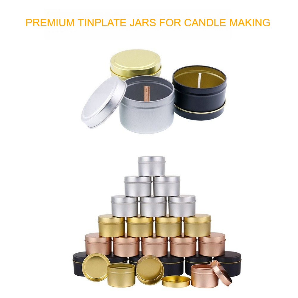 Boîtes rondes en aluminium pou - Candle Making Jars With Lids avis et prix