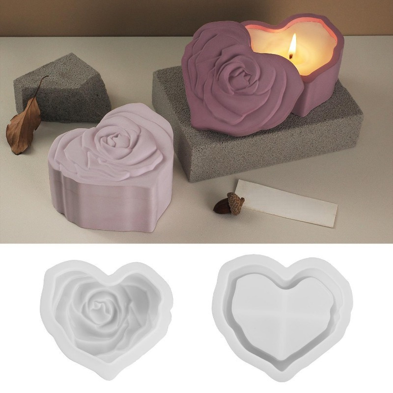 Moule en silicone en forme de  - Candle Making Jars With Lids avis et prix