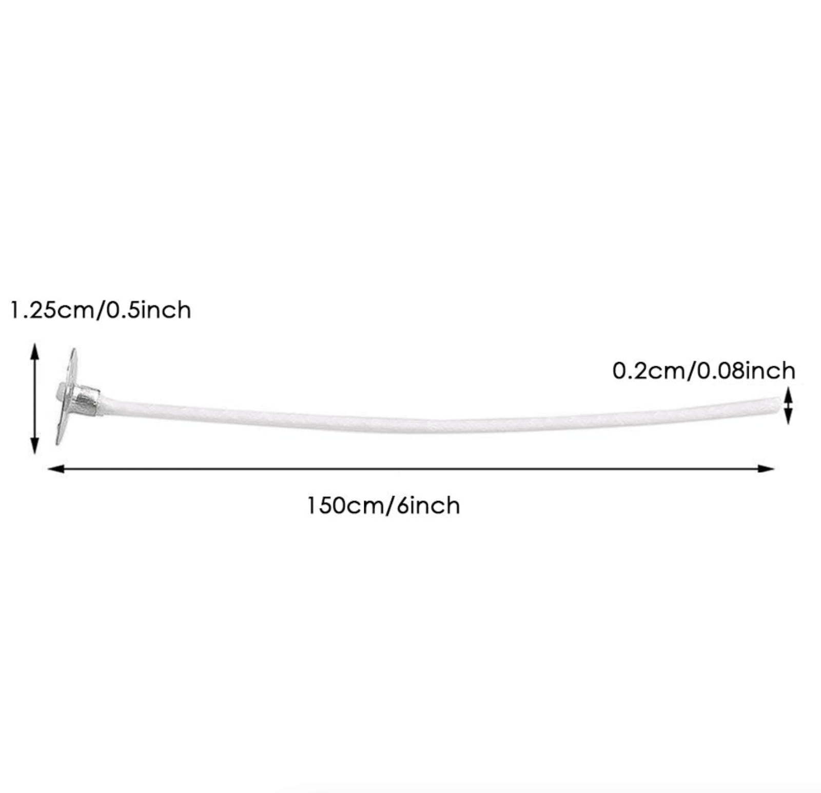 Mèches de bougies de 6 pouces  - Cotton Wick Pre Tabbed avis et prix