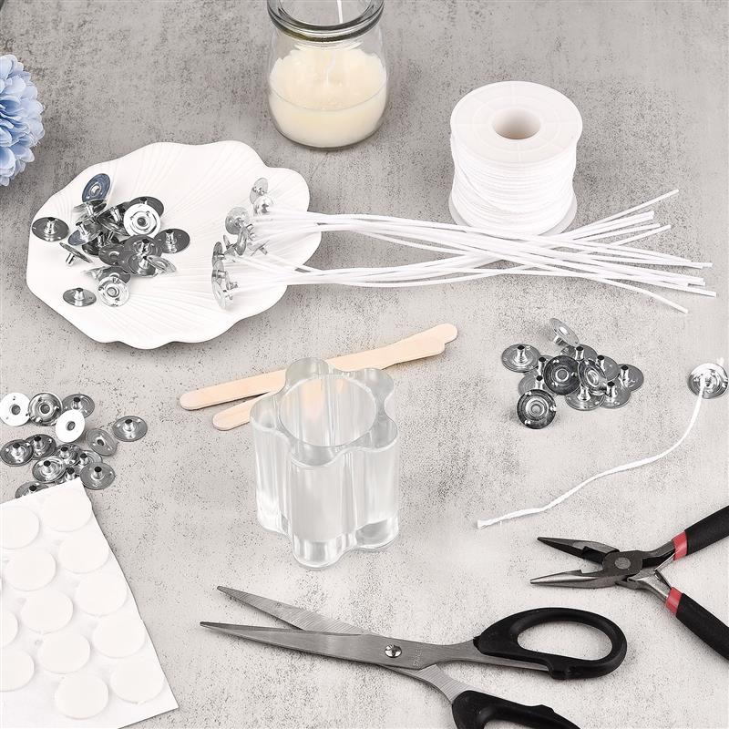 Mèches de bougie sans fumée, n - Cotton Wick Pre Tabbed avis et prix