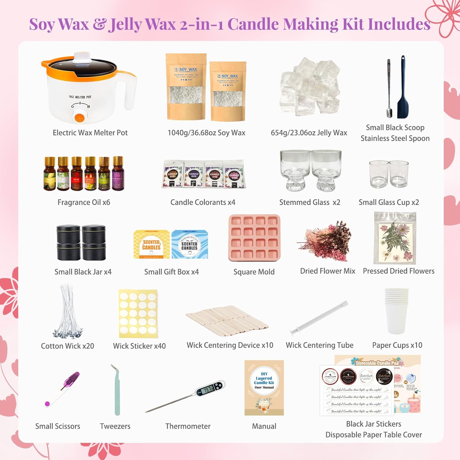 Kit de fabrication de bougies  - Candle Making Kit For Beginners avis et prix