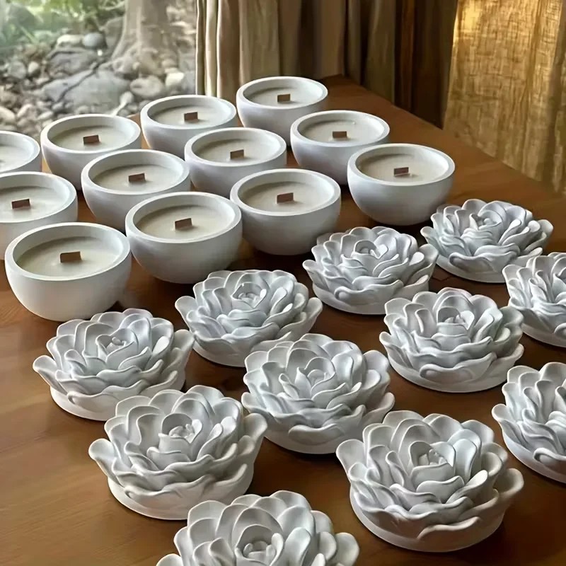 Moule en silicone de qualité s - Candle Making Jars With Lids avis et prix