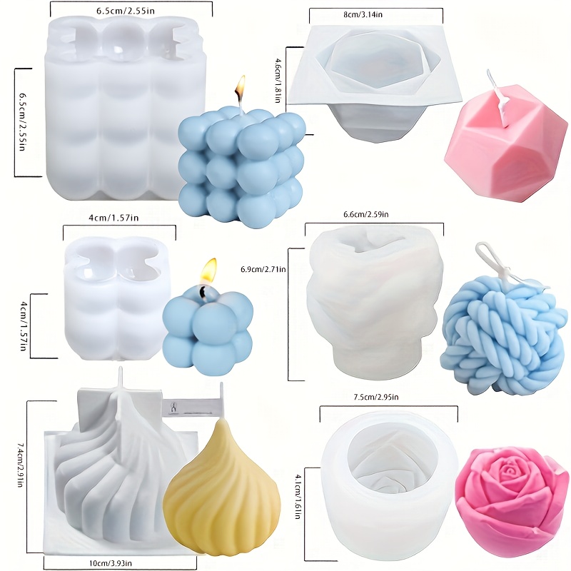 Ensemble de 6 moules à bougies - Candle Making Yarn avis et prix