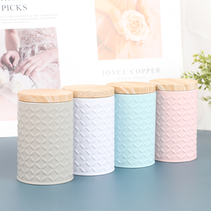 Boîte ronde en fer africain av - Candle Making Jars With Lids avis et prix