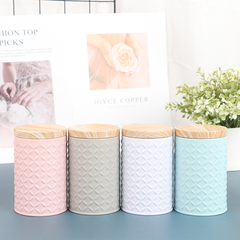Boîte ronde en fer africain av - Candle Making Jars With Lids avis et prix