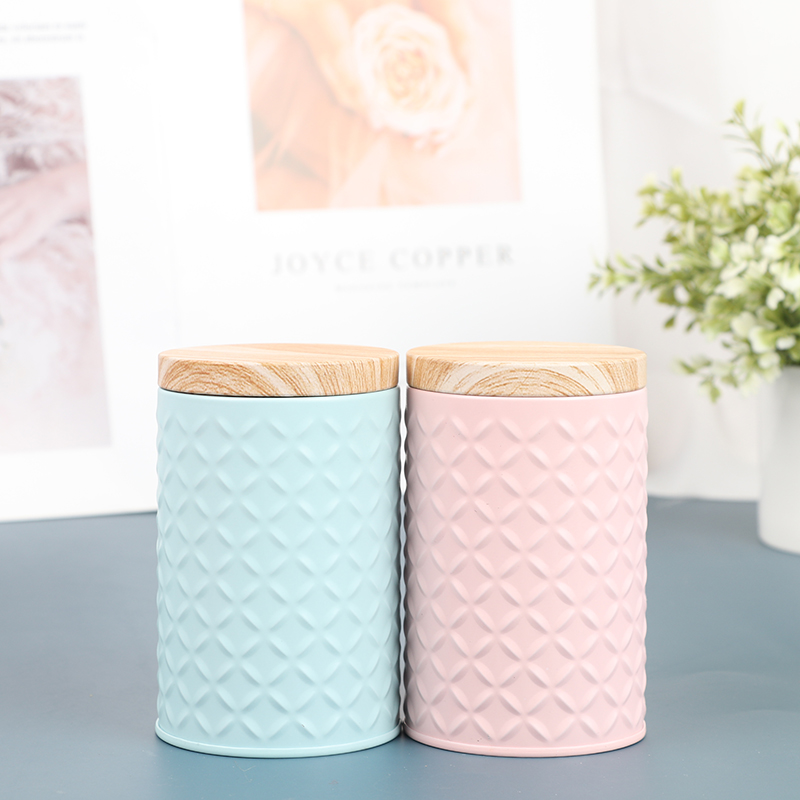 Boîte ronde en fer africain av - Candle Making Jars With Lids avis et prix