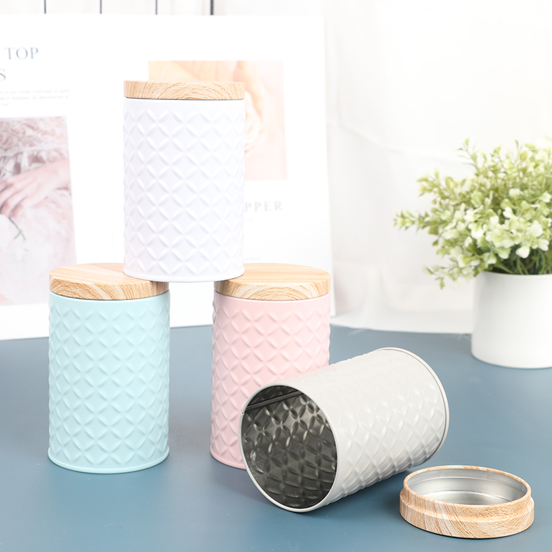 Boîte ronde en fer africain av - Candle Making Jars With Lids avis et prix