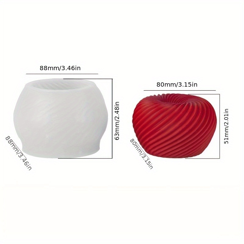 Un moule en silicone rouge ten - Candle Making Items avis et prix