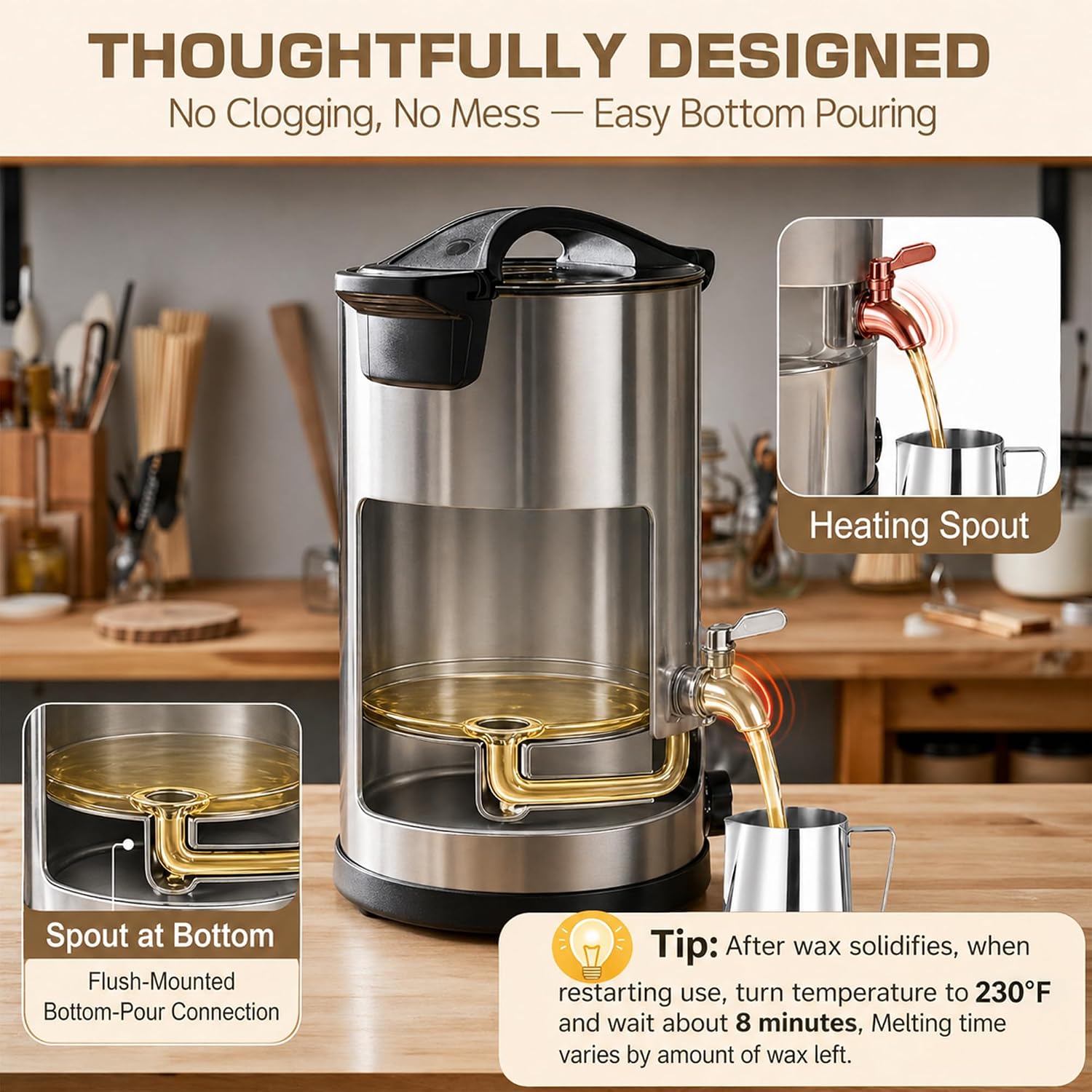Fondeur de cire 10L pour la fa - Candle Making Tempe avis et prix